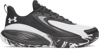 Under Armour Lockdown 8 Basketballschuhe, unisex Schwarz / Weiß / Weiß 42.5