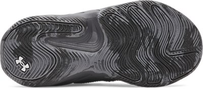 Детские кроссовки Under Armour UA Lockdown 8 Pre-School Basketball, цвет: Чёрный / Серебряный — фото 4