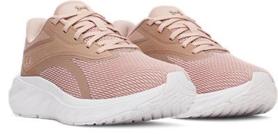 Женские кроссовки Under Armour UA Charged+ Ascend Running, цвет: Розовый / Миндальный — фото 3