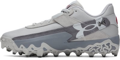 Мужские бутсы Under Armour UA Harper 10 Pro TPU Baseball, цвет: Серый — фото 2