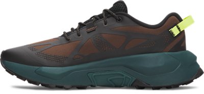Мужские кроссовки Under Armour UA Charged Bandit Trail 4 Trail Running, цвет: Чёрный / Зелёный — фото 2
