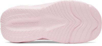 Кроссовки Under Armour UA Surge 5 Pre-School Running Shoes для девочек, цвет: Чёрный / Розовый — фото 4