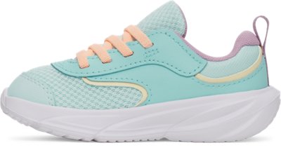Кроссовки Under Armour UA Surge 5 Running для девочек-малышей, цвет: Аквамариновый / Бирюзовый — фото 2