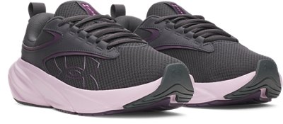Женские кроссовки Under Armour UA Surge 5 Running, цвет: Антрацитовый / Розовато-лиловый розовый — фото 3