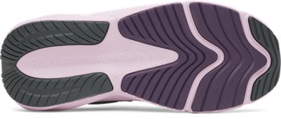 Женские кроссовки Under Armour UA Surge 5 Running, цвет: Антрацитовый / Розовато-лиловый розовый — фото 4