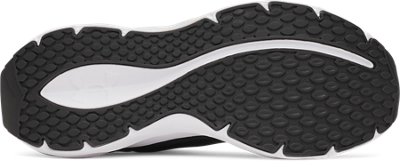 Кроссовки Under Armour UA Ascend Big Logo Running для мальчиков, цвет: Чёрный / Белый — фото 4