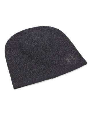 Under Armour Velociti Elite Reflective Beanie, unisex Schwarz / Schwarz / Reflektierend Einheitsgrösse