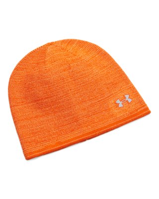 Under Armour Velociti Elite Reflective Beanie, unisex Outrageous Orange / Outrageous Orange / Reflektierend Einheitsgrösse