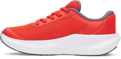 Кроссовки Under Armour UA Charged+ Chase Pre-School Running Shoes для мальчиков, цвет: Красный / Белый — фото 2