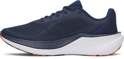 Мужские кроссовки Under Armour UA Charged+ Chase Running, цвет: Белый / Оранжевый — фото 2