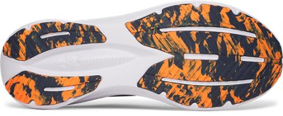 Мужские кроссовки Under Armour UA Charged+ Chase Running, цвет: Белый / Оранжевый — фото 4