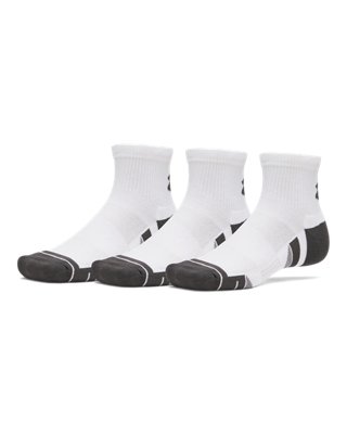 Under Armour Performance Tech
Knöchelhohe Socken im 3er-Pack, unisex Weiß / Weiß / Jet Grau XL