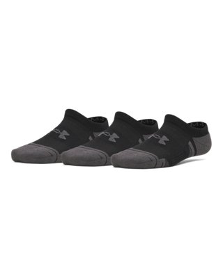 UA Performance Tech Kids' 3-Pack No Show Socks