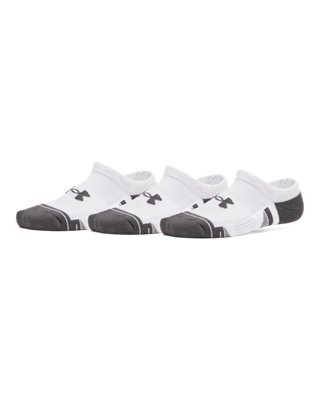 UA Performance Tech Kids' 3-Pack No Show Socks