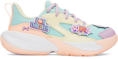 UA Lockdown 8 Patches Pre-School Basketball Shoes