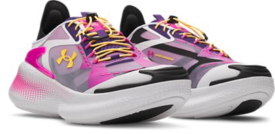 Кроссовки Under Armour UA Echo SlipSpeed™ x Curry Tour Unisex, цвет: Белый / Розовый — фото 2