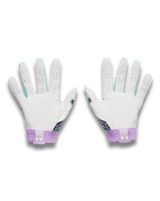 Перчатки Under Armour UA Clean Up La Fiera PE Batting Gloves для мальчиков, цвет: Синий / Фиолетовый — фото 2