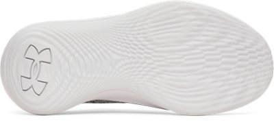 Детские кроссовки Under Armour UA D. Fox 2 x Sharpie Grade School Basketball, цвет: Белый / Чёрный — фото 4
