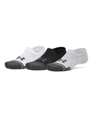 Under Armour Performance Tech Unisex 3-Pack Ultra Low Socks Mod Gray / White / Jet Gray XL