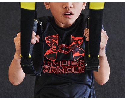 Under Armour Boys' Tech Hybrid Print Fill T-Shirt