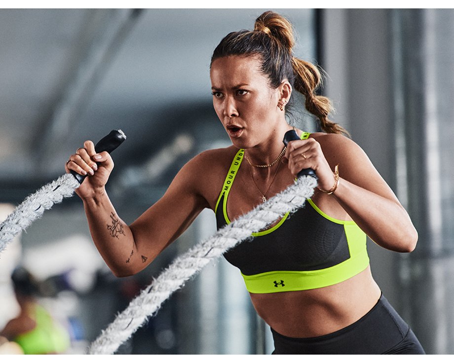 Sports bra with hood store