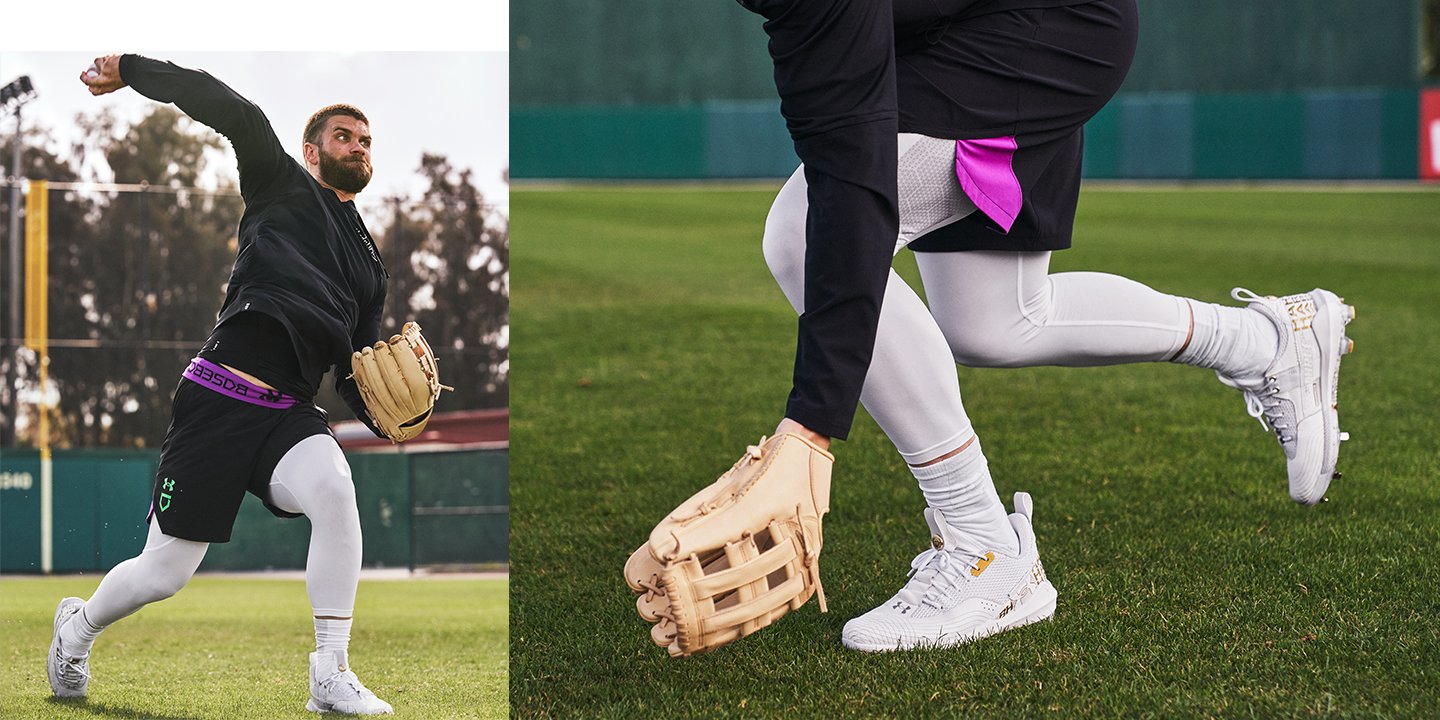 Under armour bryce harper cleats top