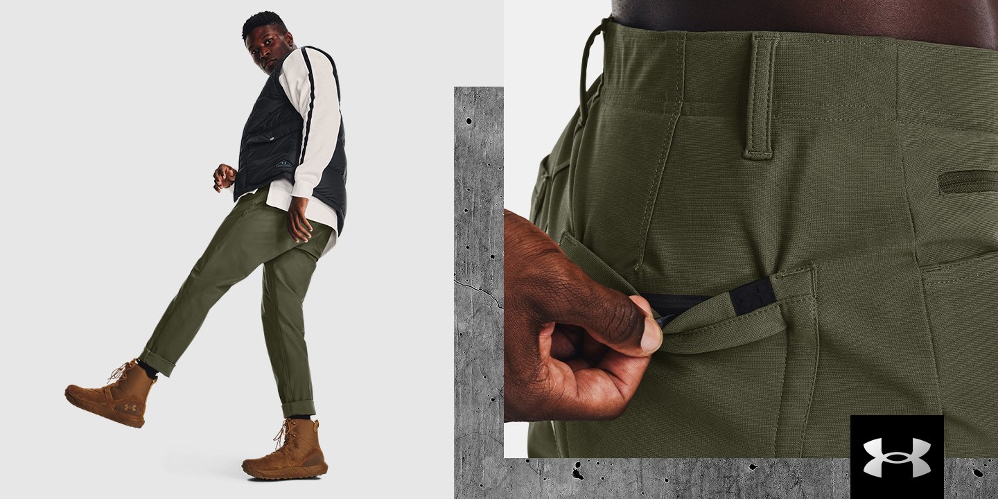 Under armour pants zipper pocket hotsell
