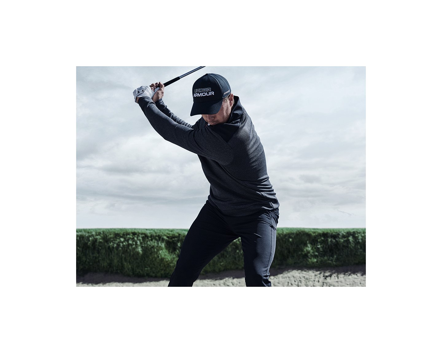 Under armour golf sweater top fleece