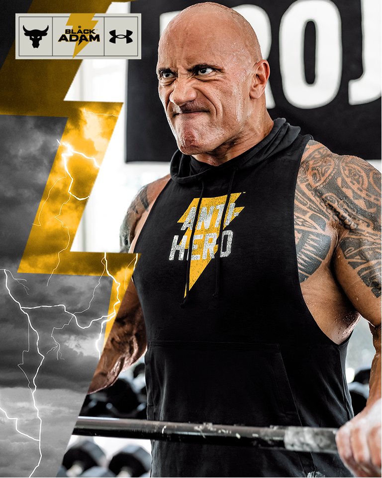 Dwayne johnson under armour t shirt discount