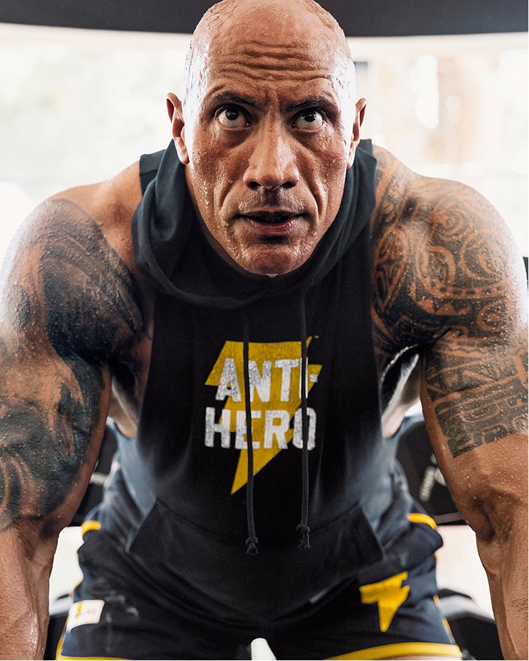 Dwayne johnson under armour discount t shirt