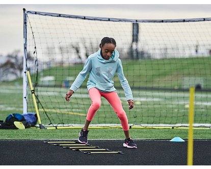 Hoodie with Logo - Under Armour Girls' Armour® Fleece Storm Big Logo -  Hoodie - Goskand Ski & Soccer Store