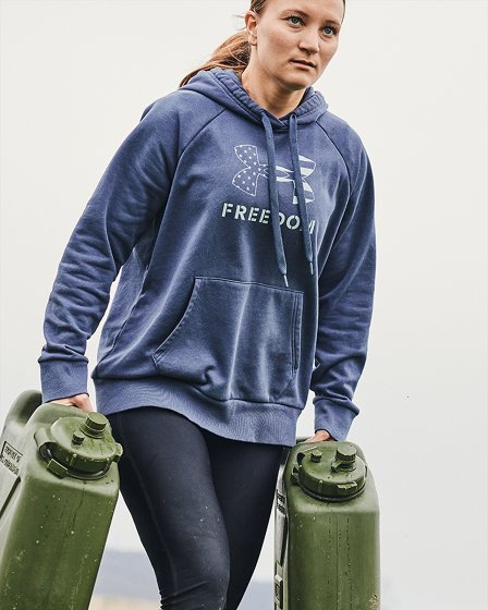 Under armour store freedom hoodie womens
