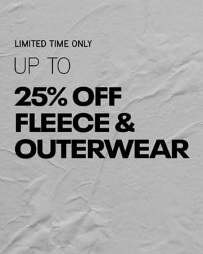 Boys Extra 25% Off Select Styles.