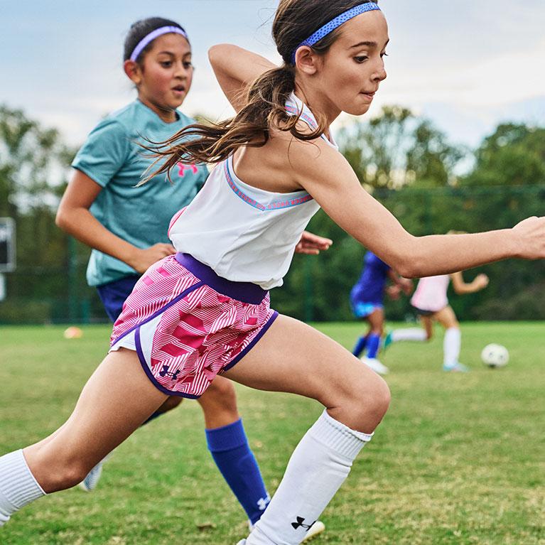 Girls under armour association shop
