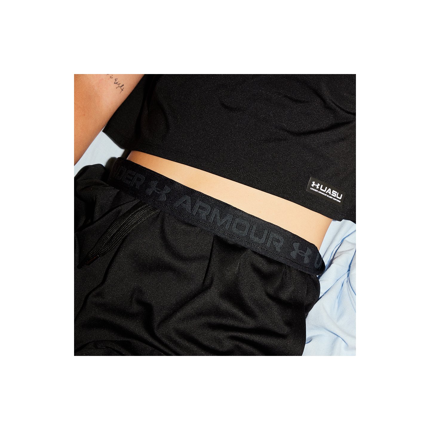 Pants and jeans Under Armour Recovery Sleepwear Joggers Black