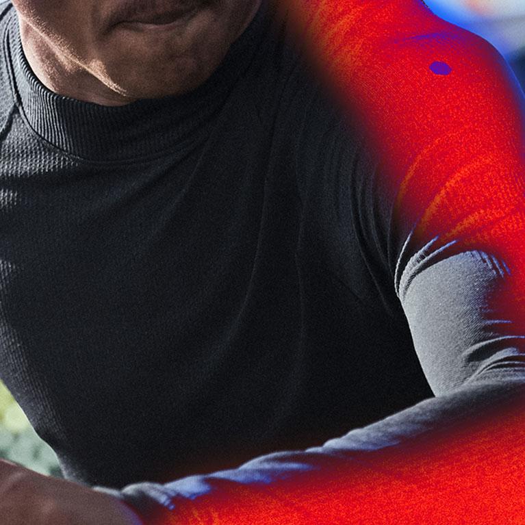 Red under cheap armour base layer