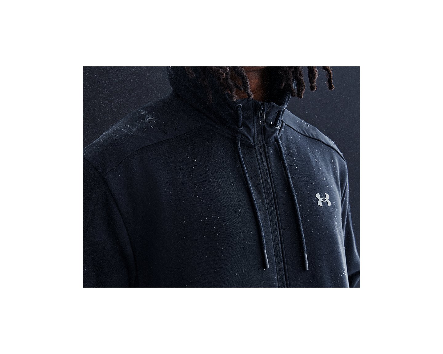 Under Armour Veste Femme - UA Essential Swacket - Noir/Pitch Gray - BIKE24