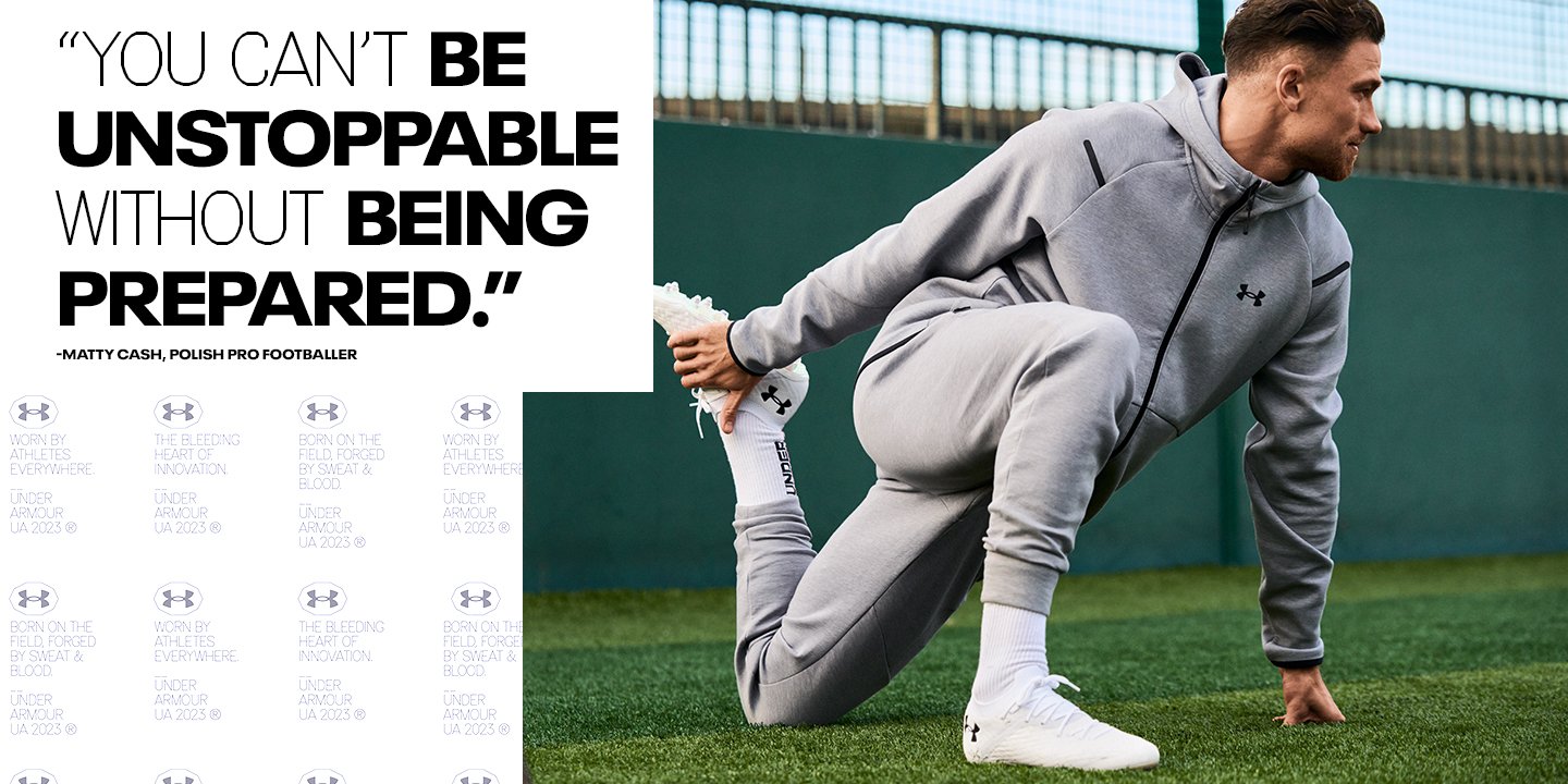  Unstoppable Flc Crew, grey - men's sweatshirt - UNDER ARMOUR  - 86.66 € - outdoorové oblečení a vybavení shop