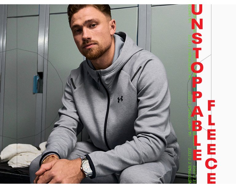 sweatshirt Under Armour Unstoppable Fleece Zip - Black - men´s