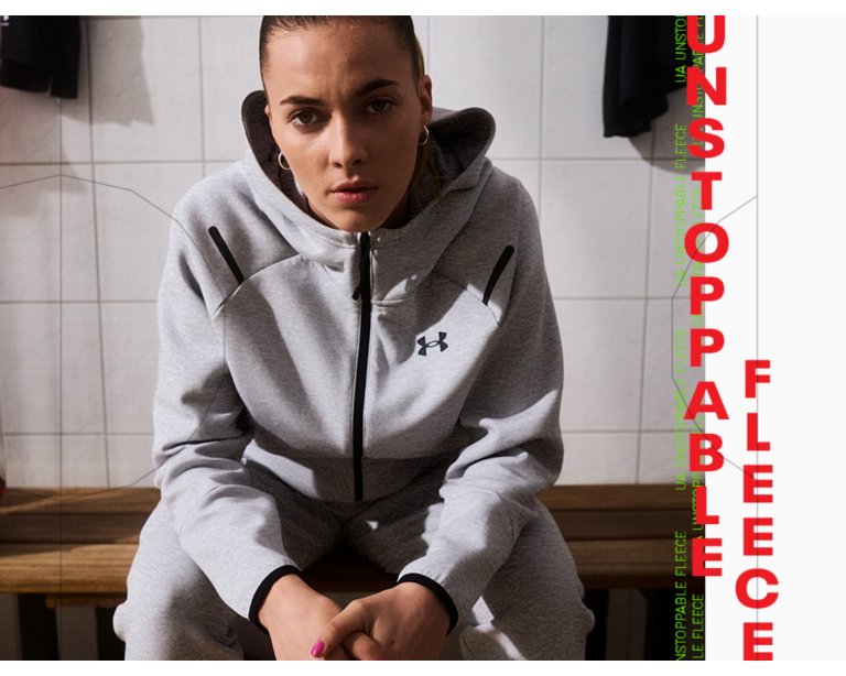 Women's UA Unstoppable Fleece Crop ¼ Zip