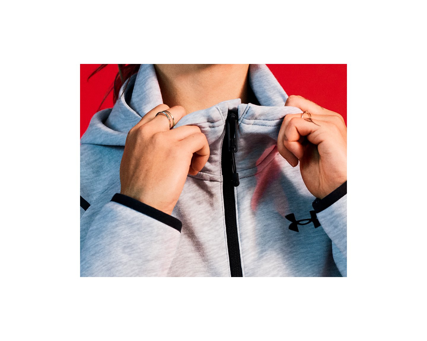 Under Armour Women's Unstoppable Fleece Full Zip Hoodie