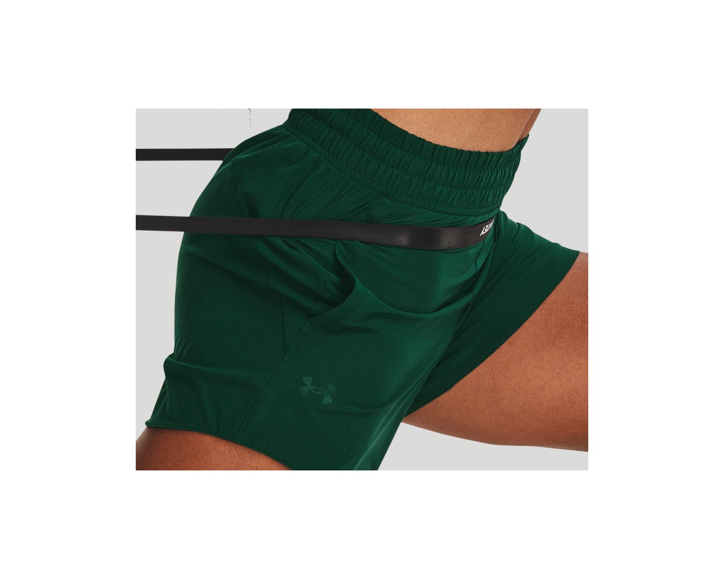 Women's Green Ultra Lightweight Track Shorts