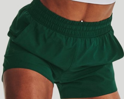 Green Workout & Running Shorts for Women