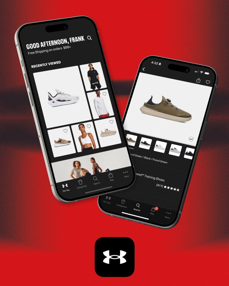 Calzado under armour running app sale