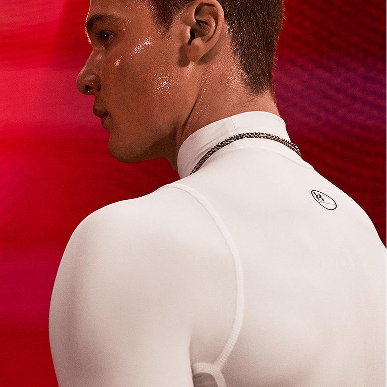 UA HG Armour Comp Mock SS