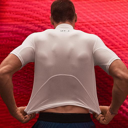 UA HG Armour Comp Mock SS