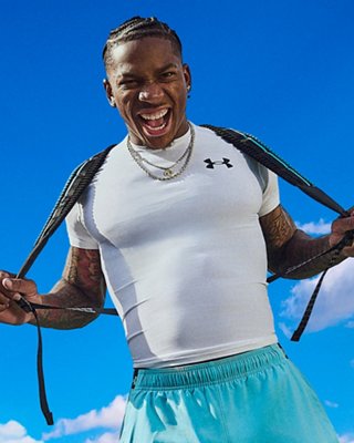 HeatGear® Compression Men's Mock Short Sleeve | Under Armour