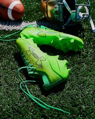 Mens Cleats & Spikes in Green | Under Armour