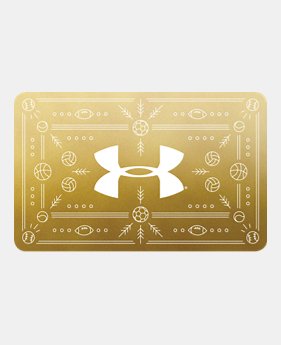 UA Gift Card 7 Colors Available $25 to $500