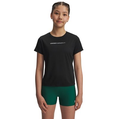 UA Star Logo Lockertag Girls' Short Sleeve | Under Armour